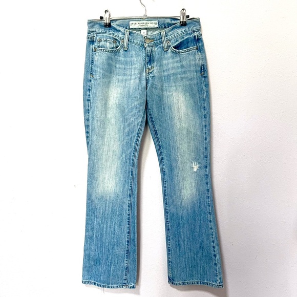 Abercrombie & Fitch Blue bootcut Leg Jeans 4S vintage - Picture 1 of 9